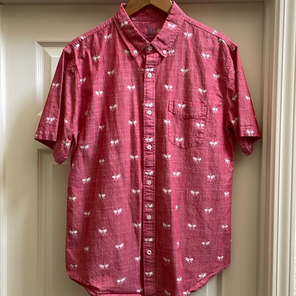 NWOT JackThreads 100% cotton button-down shirt, size Large